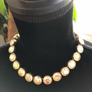 Like new! J Crew crystal bauble statement necklace